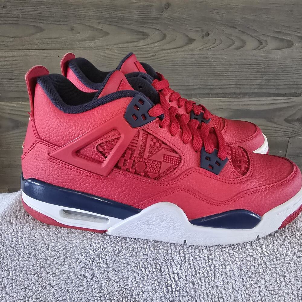 Air Jordan 4 Retro SE FIBA Youth 7Y Red Navy CI1184-617 NO BOX MINT CONDITION